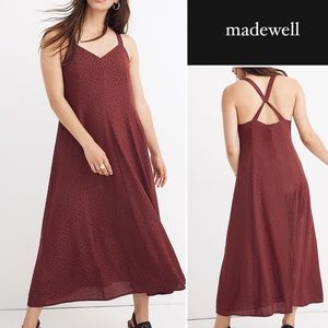 Madewell Floral Cami Maxi Dress in Dusty Burgundy NWT L8522 • 6